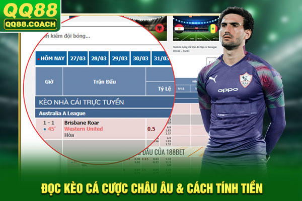 Đọc kèo cá cược Châu Âu & cách tính tiền